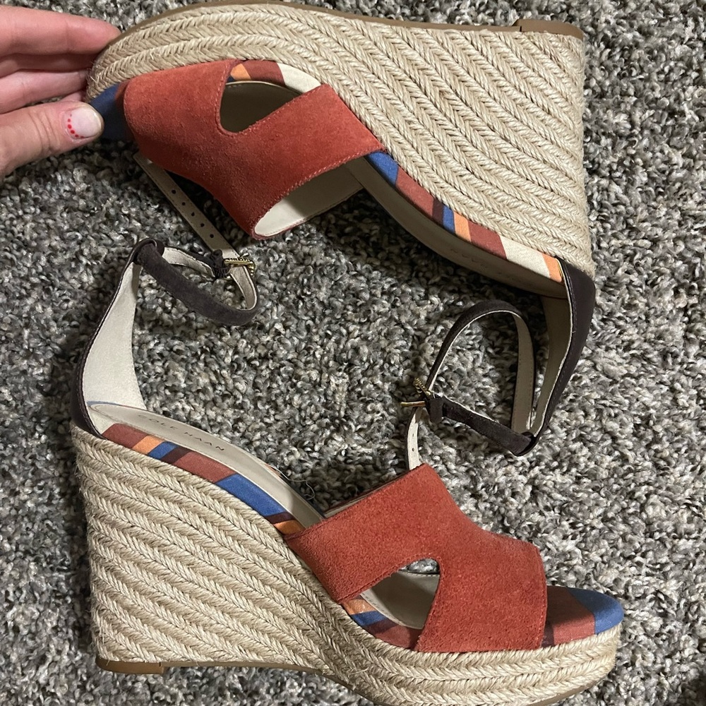 Cole Haan espadrilles wedge sandal